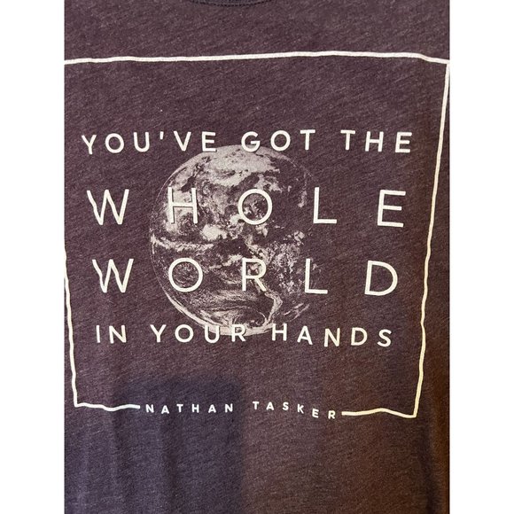 Next Level Apparel T Shirt Short Sleeve Inspirational Purple Short Sleeve Womens - Picture 2 of 8